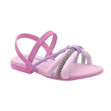 Imagem de Sandália Infantil Menina Slim Rosa Pink BB Pé com Pé 800105-642-Feminino