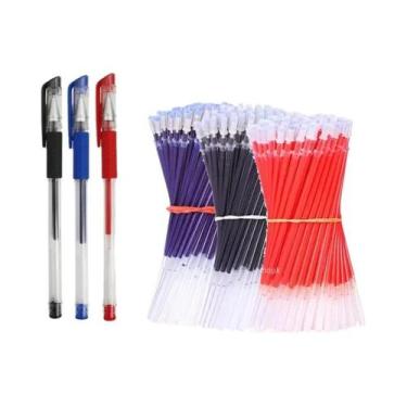 Imagem de Conjunto De Canetas Gel Kawaii 35/25pcs Tinta Preta Azul Vermelha 0.5m