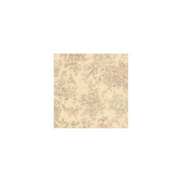 Imagem de Papel De Parede Bege Escuro Com Floral  K&G