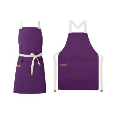 Imagem de Avental Roxo Açai Algodao Sorveteria Doceria Bistro Vegano 10un