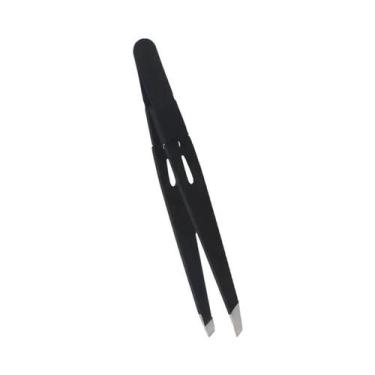 Imagem de Pinça De Sobrancelha Colorida Em Aço Inoxidável Com Ponta Inclinada Pa