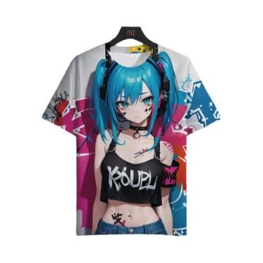 Imagem de Camiseta 3D De Personagem De Anime Para Homens E Mulheres, Estampa Sex