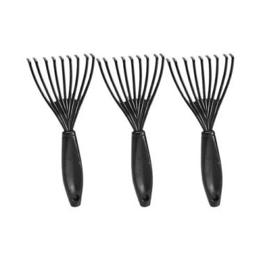 Imagem de Mini Escova De Limpeza De Plástico Para Perucas De Cabelo Natural Com 