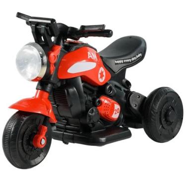 Imagem de Moto Elétrica Infantil Zippy Toys First Custom Vermelha 6V