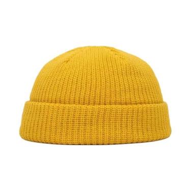 Imagem de Gorro de Lã Estilo Moderno para Homens e Mulheres, Simples e Quente, G