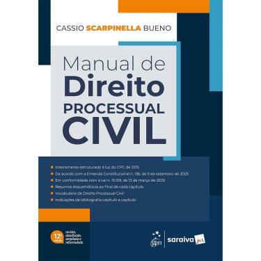 Imagem de Manual de Direito Processual Civil - 12ª Edição 2026