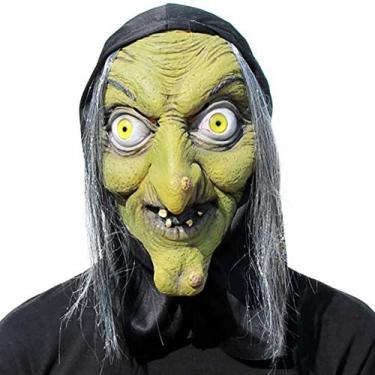 Imagem de Máscara de bruxa de Halloween Evil Latex para festas de cosplay - taiy