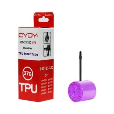 Imagem de Câmara De Ar TPU Para Bicicleta De Estrada 650C 27g 650x23C-32C Válvul