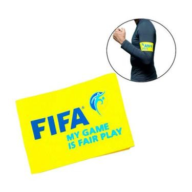 Imagem de Faixa de Capitão Braçadeira Futebol Importada com Elástico - Estilo Bo
