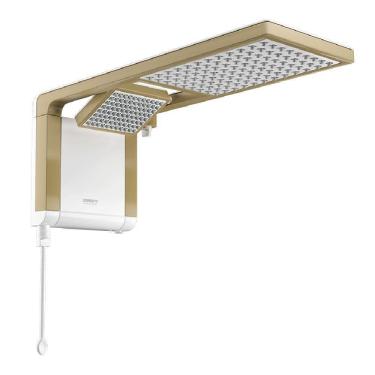 Imagem de Chuveiro Acqua Duo Branco Matte Gold 220V 7800 Watts 7510165 Lorenzetti Chuveiro Acqua Duo