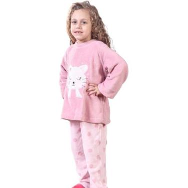 Imagem de Conjunto Pijama Plush Infantil Quentinho e Divertido - Home&Cia, 6, Ga