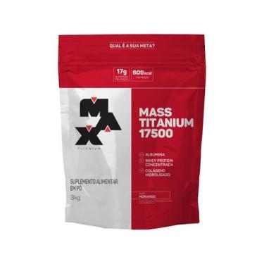 Imagem de Mass Titanium 17500 Refil 3kg - Max Titanium, Morango