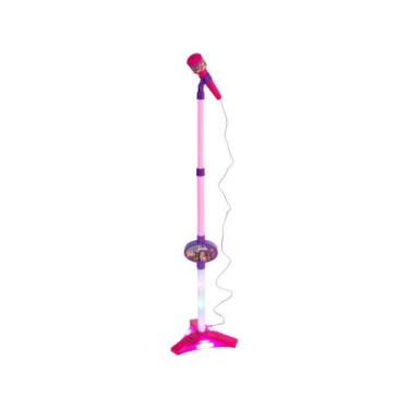 Imagem de Microfone com Pedestal Barbie Barão Toys  - Fun