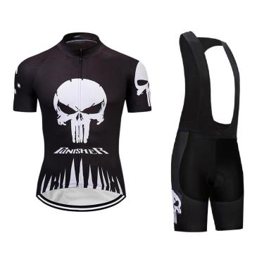 Imagem de Conjunto Roupa de Ciclismo Bretelle + Camisa com Zíper Full 3 Bolsos-Masculino