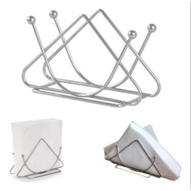 Imagem de Porta guardanapo de inox para cozinha - wellmix