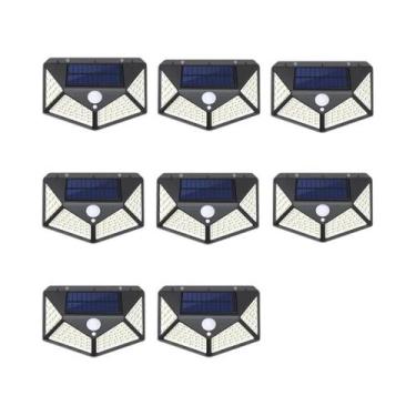 Imagem de 12 Luzes Solares de Parede com Sensor de Movimento - 100 LEDs - Ilumin