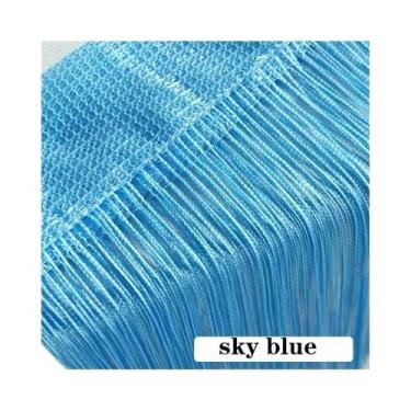 Imagem de Cortina De Fios Grande 100CM X 200CM Com Franjas Para Sala De Estar, P