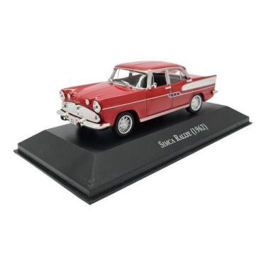 Imagem de Miniatura Simca Rallye 1962 Vermelho Brasileiros 1:43 - Planeta Deagos