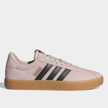 Imagem de Tênis Adidas Vl Court 3 0 Masculino, Rosa, 40