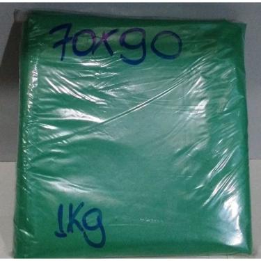 Imagem de Sacola Plástica Reciclada 70 X 90 Pacote com 10 kg Alça Camiseta Resistente Branca Higi...