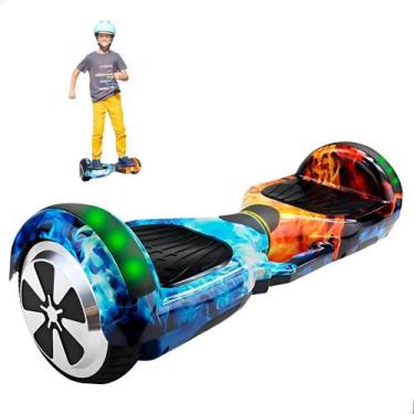Imagem de Skate Elétrico Radical Hoverboard Smart Balance fogo gelo