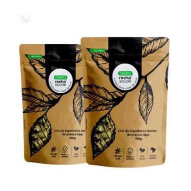 Imagem de Kit 2 pct Chá de Espinheira Santa - Maytenus spp - 100g - Grupo Rocha 