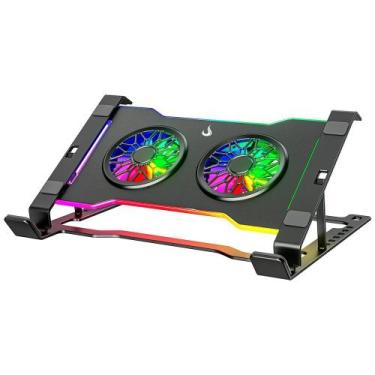 Imagem de Base com Cooler em Aço Carbono para Notebook e Tablets Rise Mode, Até 
