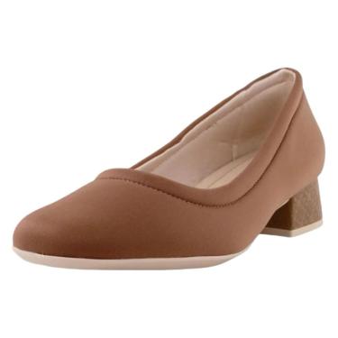 Imagem de Sapato Feminino Social Confortável Salto Baixo Comfortflex
