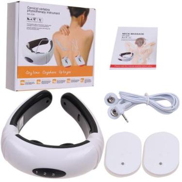 Imagem de Massageador Terapêutico Relaxante Pescoço Cervical Costas 3d Inteligen
