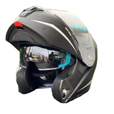 Imagem de Capacete Mormaii Articulado V1 Óculos Solar Solid Robocop, 60