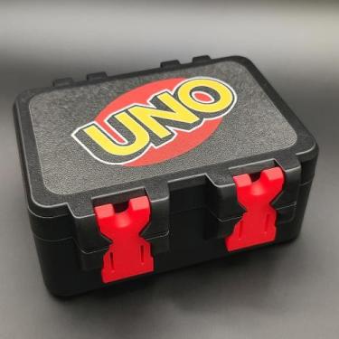 Imagem de Caixa de Cartas Uno - SnapLock Nao Acompanha Baralho, Preto
