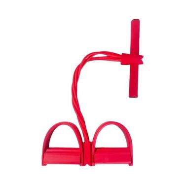 Imagem de Tensionador De Pedal Com Quatro Tubos, Faixa Elástica Para Fortalecime