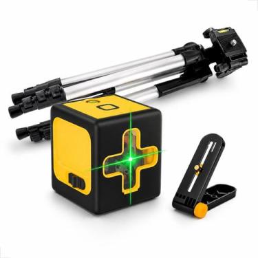 Imagem de Kit Nivel Laser Com Tripé Profissional Alta Precisão 20m 2 Linha Lazer