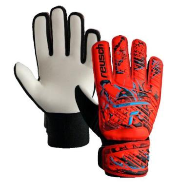 Imagem de Luva de Goleiro Reusch Attrakt Starter Solid Vermelha, 9