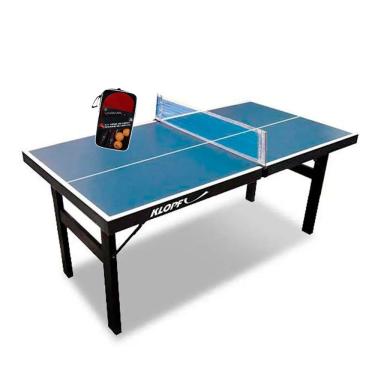 Imagem de Mini Mesa Ping Pong 1003 Klopf + Kit 4862