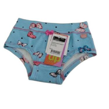 Imagem de Calcinha infantil cotton algodão Upman cor:felpudostam:2, Borboletaazu