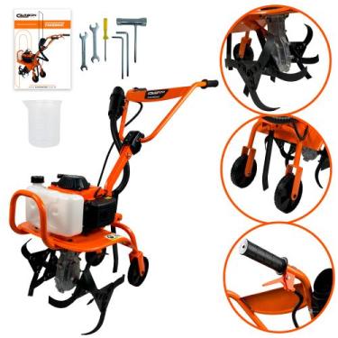 Imagem de Motocultivador de Solo a Gasolina Tratorito 4T 53cc 3,6HP com 12 Lâmin