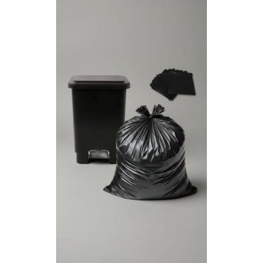 Imagem de Saco de Lixo Reforçado Preto 200L 100un - Congratulations Store