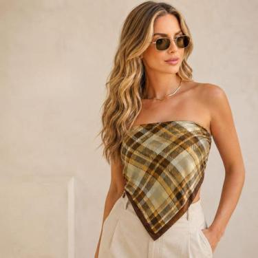 Imagem de Lenço Feminino Cetim Echarpe Estampas Lenco Pashmina Seda 90x90cm Quad