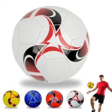Imagem de Kit 5 Bolas de Futebol Infantis Infláveis e Coloridas Society Liga de 