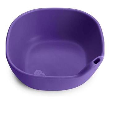 Imagem de Tigela Bowl Alimentação Infantil Silicone Munchkin Cor:Roxo, Roxo