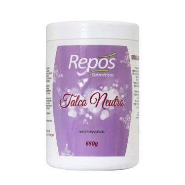 Imagem de Talco pós Depilação Secativo Neutro 650g Repós Prossional - Repos