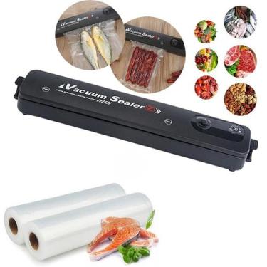Imagem de Embaladora E Seladora Térmica De Alimentos Portátil Cozinha 110V - Pre
