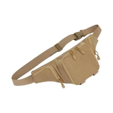 Imagem de Bolsa De Cintura Esportiva Masculina Impermeável Para Transporte Discr