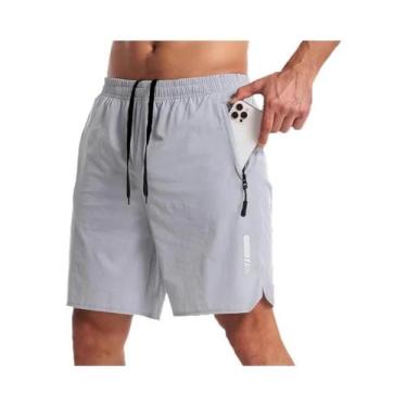 Imagem de Shorts Masculinos De Verão Para Corrida, Academia, Fitness, Treino, Es