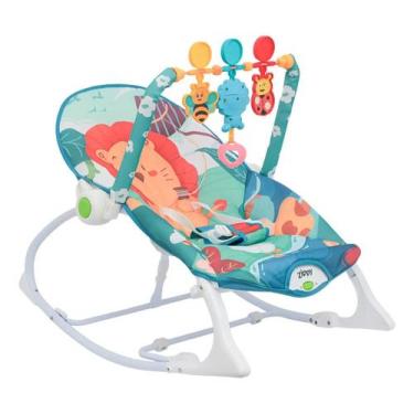 Imagem de Cadeira de Descanso Balanço Bebe Conforto Mobile Vibratoria Musical Az