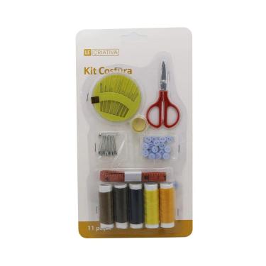Imagem de Kit Para Costura com 11 Peças Cores Diversas - Item Sortido