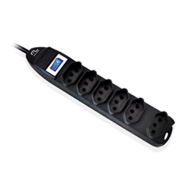 Imagem de Filtro de Linha Multilaser Extensora 6 Tomadas Preto Wi221