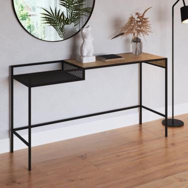 Imagem de Aparador Industrial 140cm York Artesano Vermont/Preto