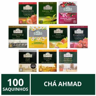 Imagem de Chá Inglês Ahmad Tea, 10 caixas com 10 saquinhos